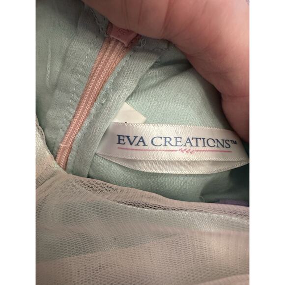 Baby Girls Tulle pom pom Unicorn Birthday Party Dress Size 1 Year - Picture 15 of 16